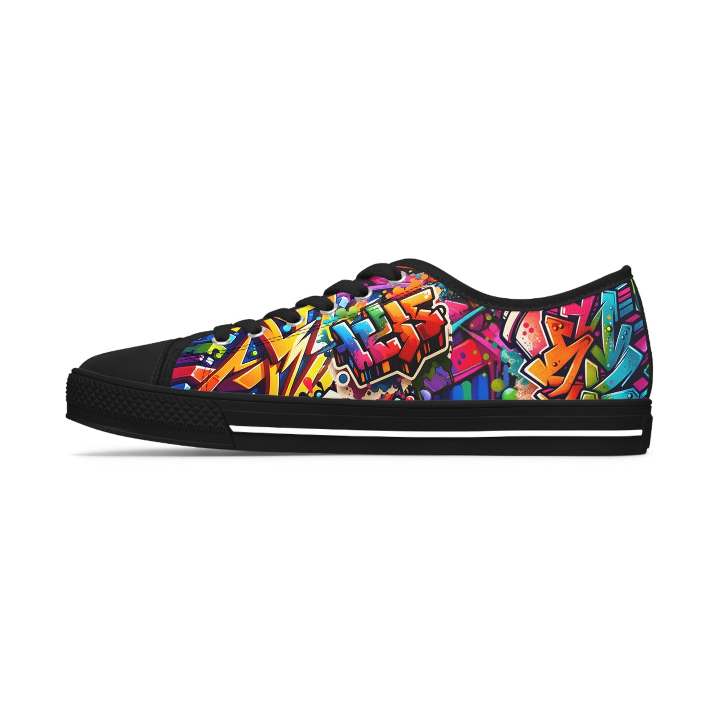 graffiti groove women sneakers