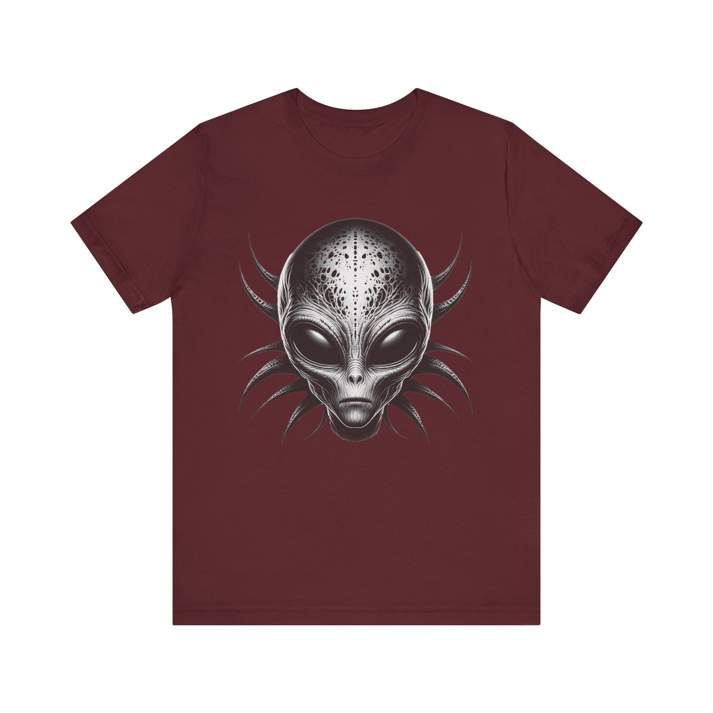 alien head jersey short sleeve unisex tee