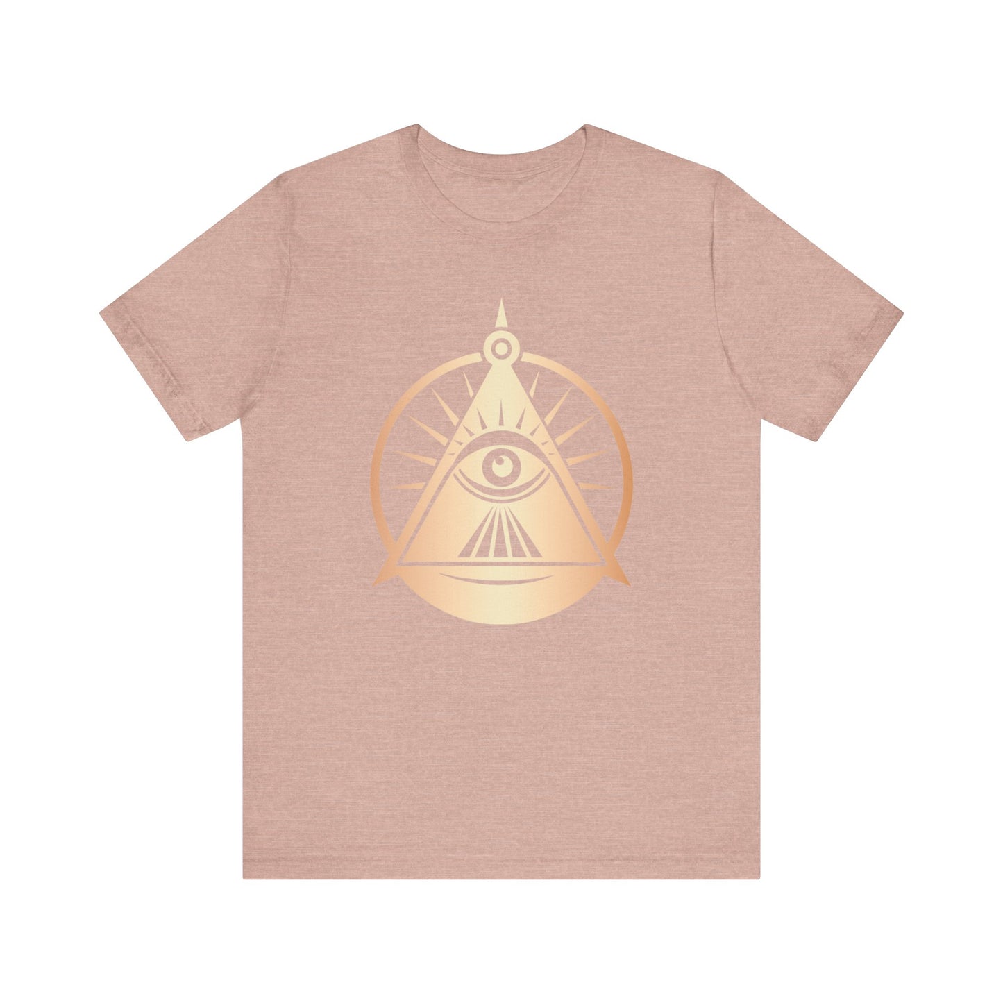 triangle eye illumination t-shirt