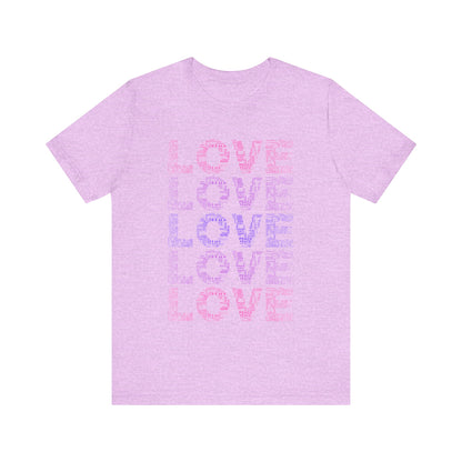 Love Printed Unisex T-Shirt