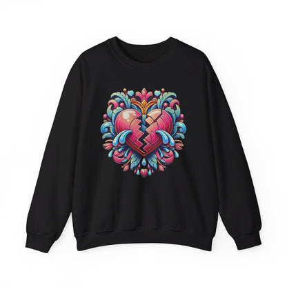 Broken Heart Heavy Blend™ Crewneck Sweatshirt