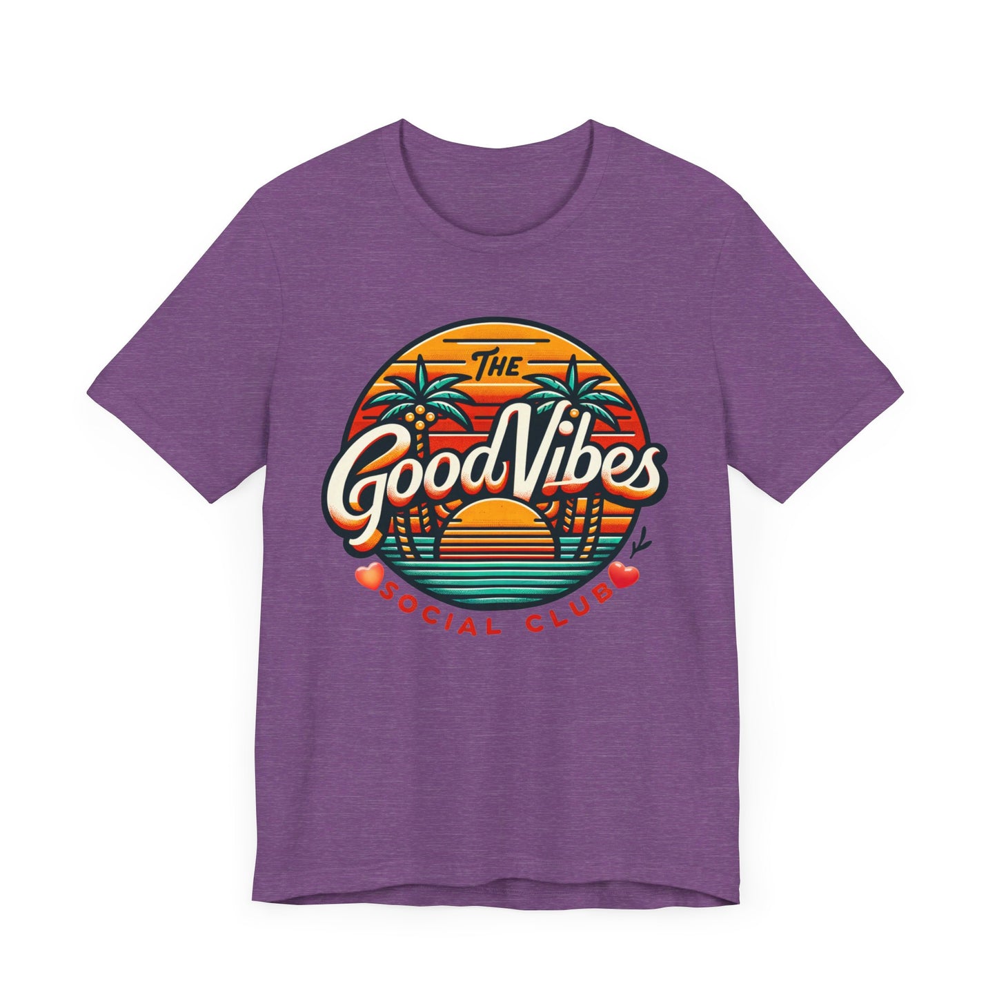 good vibes unisex jersey short sleeve tee