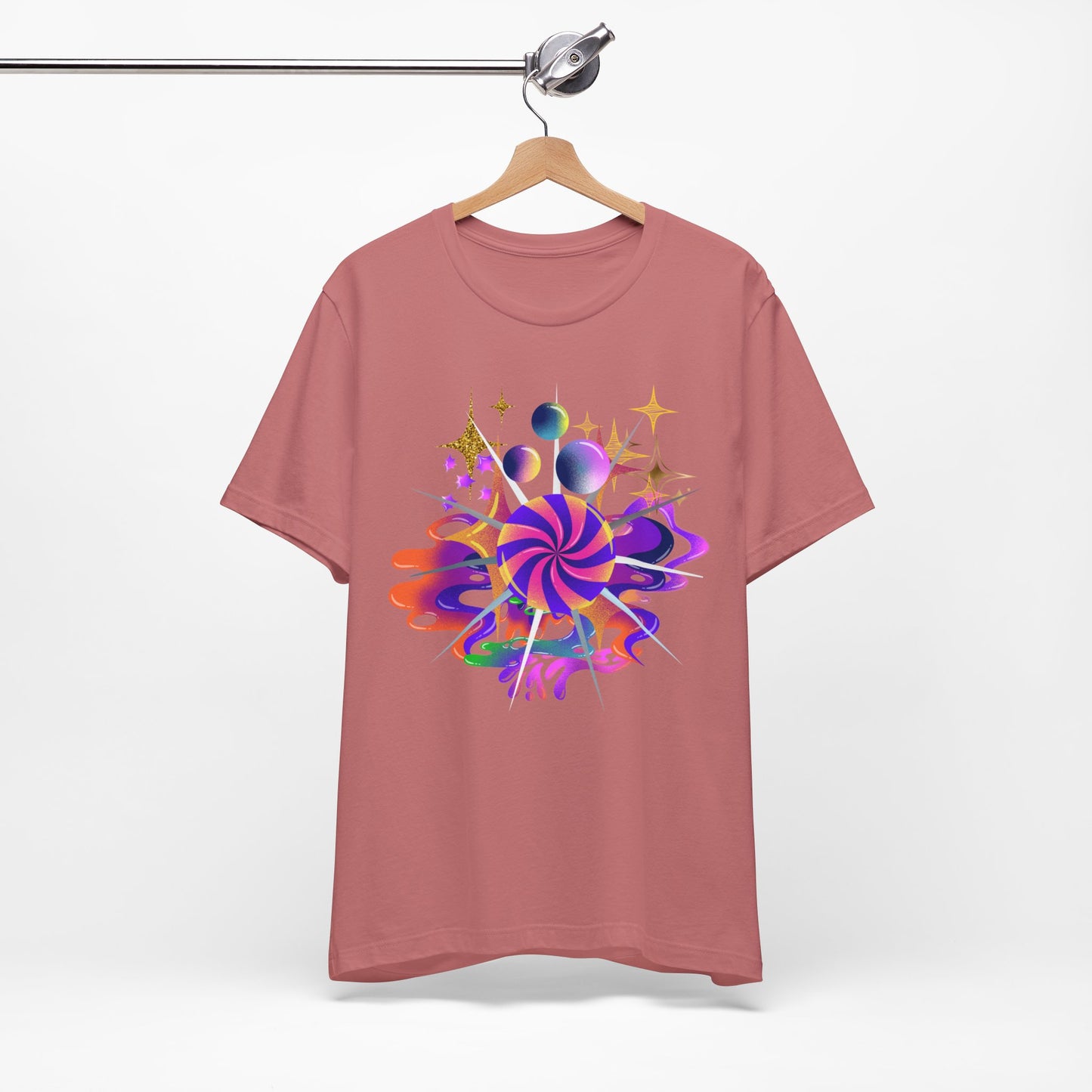 swirl lollypop design t-shirt