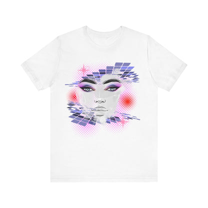 Abstract Blue Girl T-Shirt