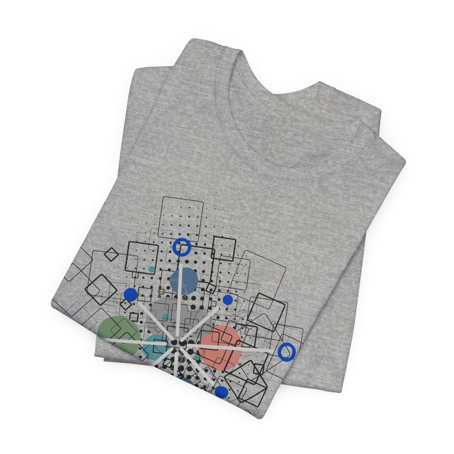 crystal schematic design t-shirt