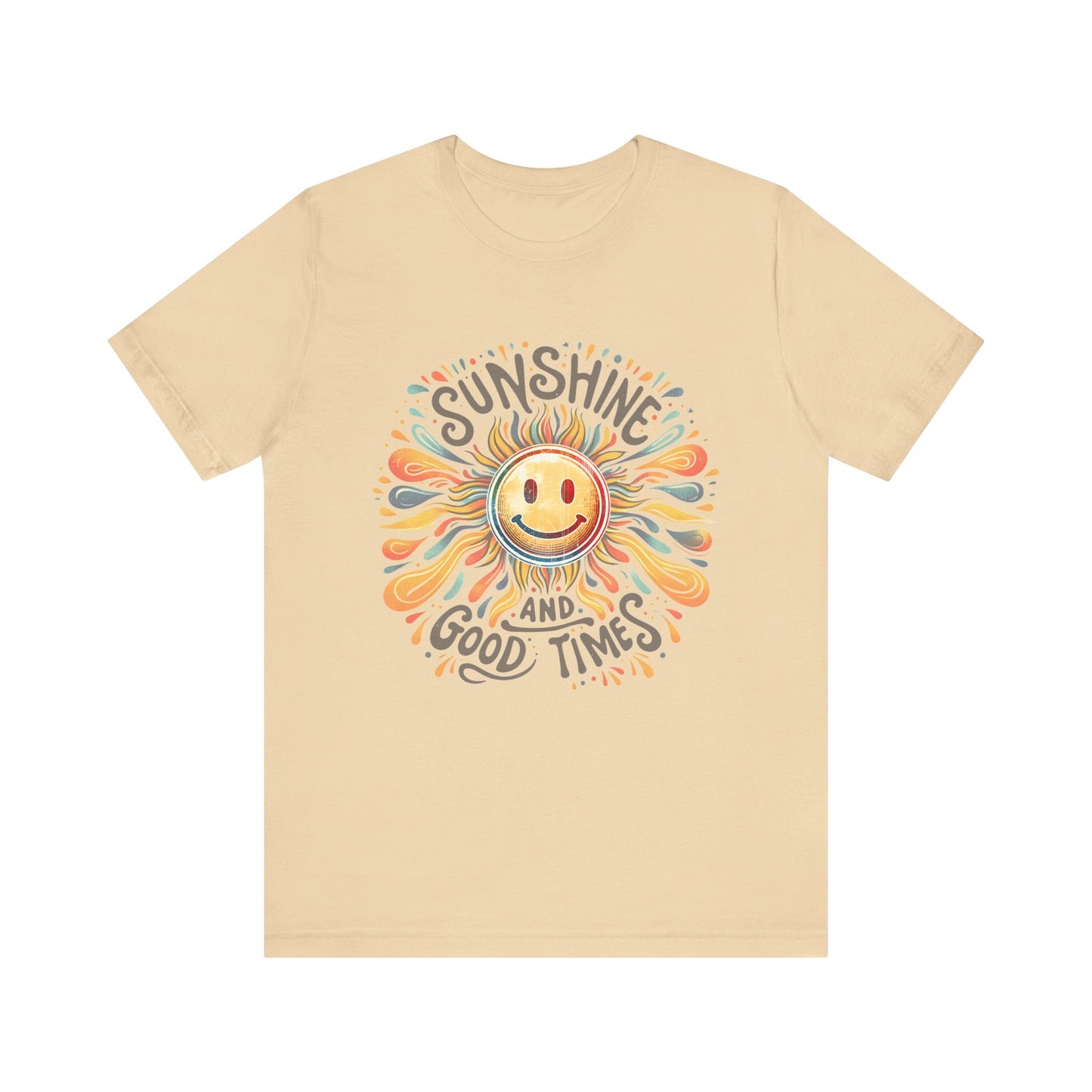 sunshine and good times jersey short sleeve tee