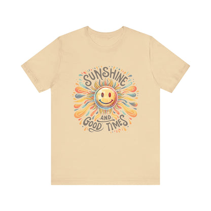 Sunshine and Good Times Jersey Short Sleeve Tee