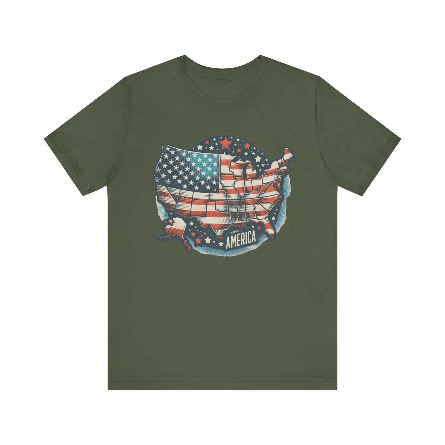 america unisex jersey short sleeve tee