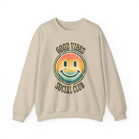 Good Vibes Social Club Unisex Heavy Blend™ Crewneck Sweatshirt