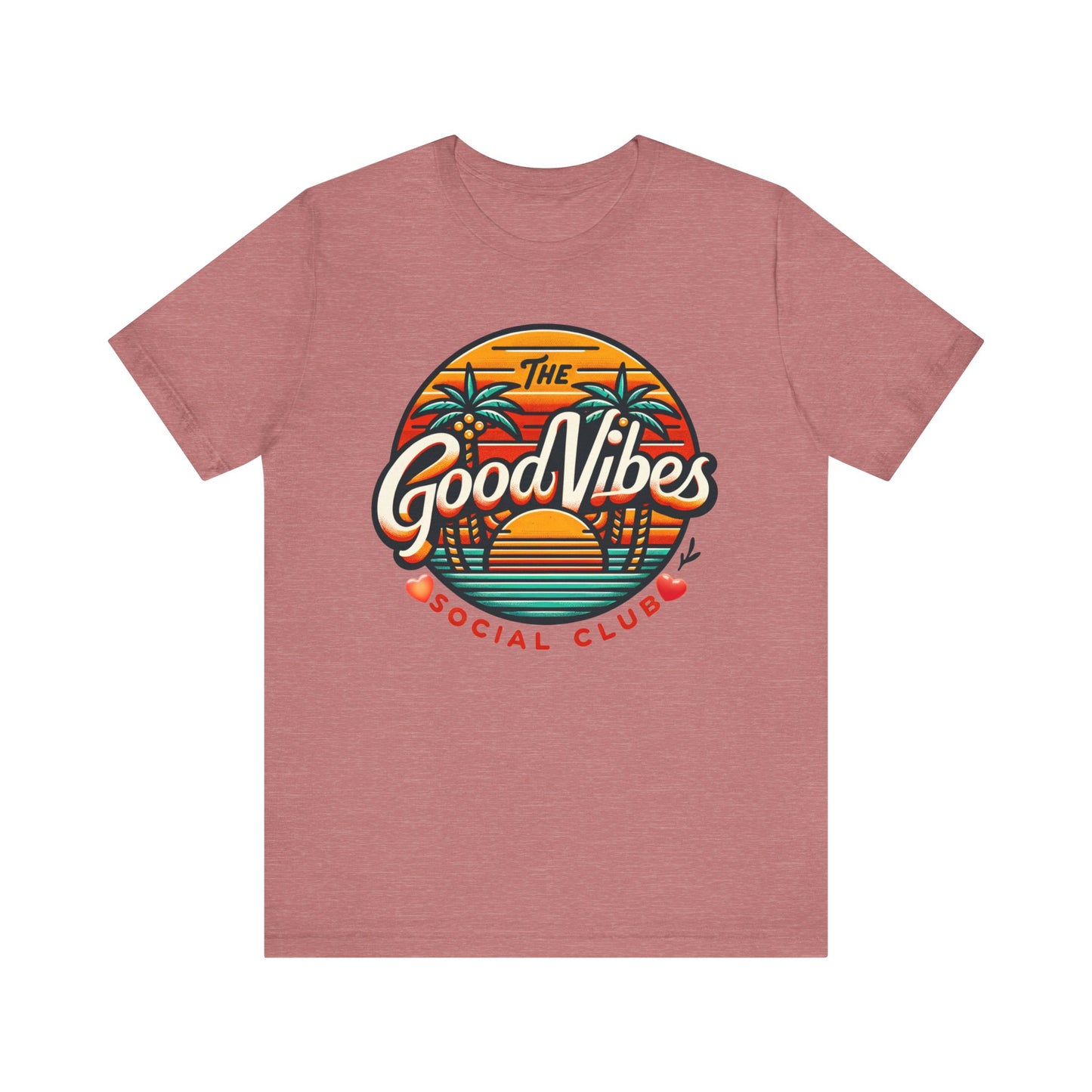 good vibes unisex jersey short sleeve tee