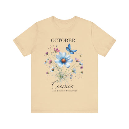 October Cosmos Flowers T-Shirt