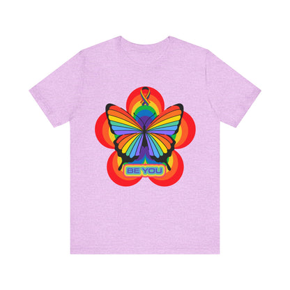 Rainbow Butterfly Unisex T-Shirts