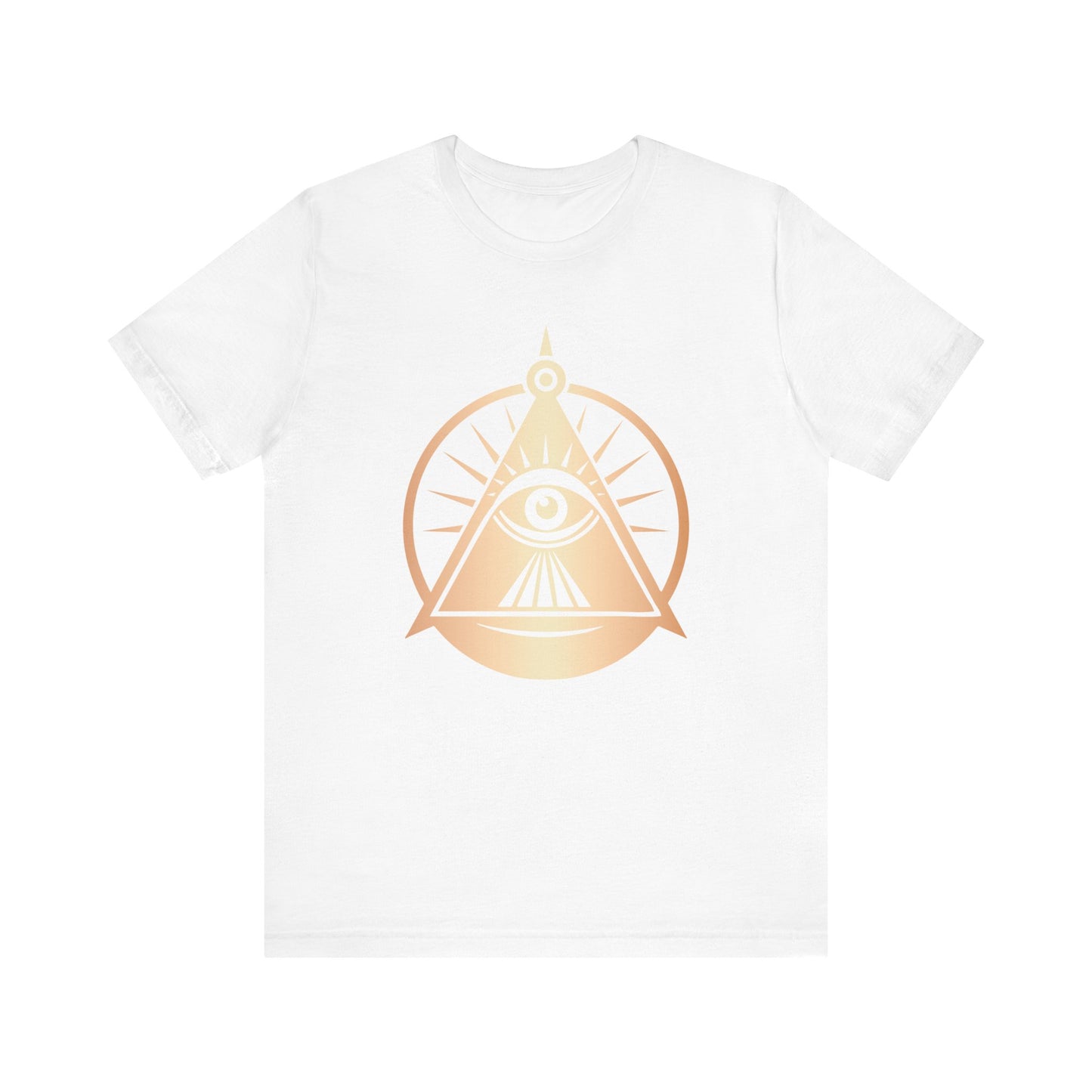 triangle eye illumination t-shirt