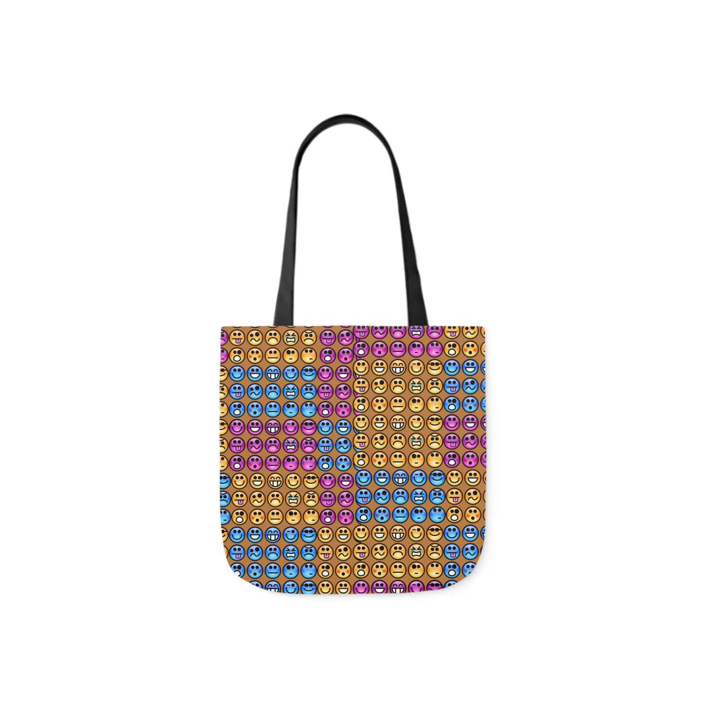 faced emoji tote bag