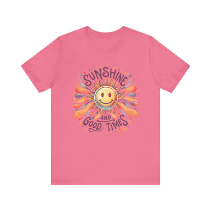 Sunshine and Good Times Jersey Short Sleeve Tee