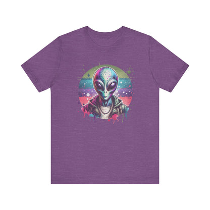 Confused Alien Jersey Short Sleeve Unisex Tee