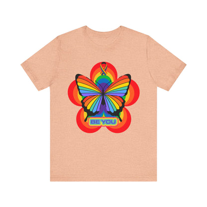 Rainbow Butterfly Unisex T-Shirts