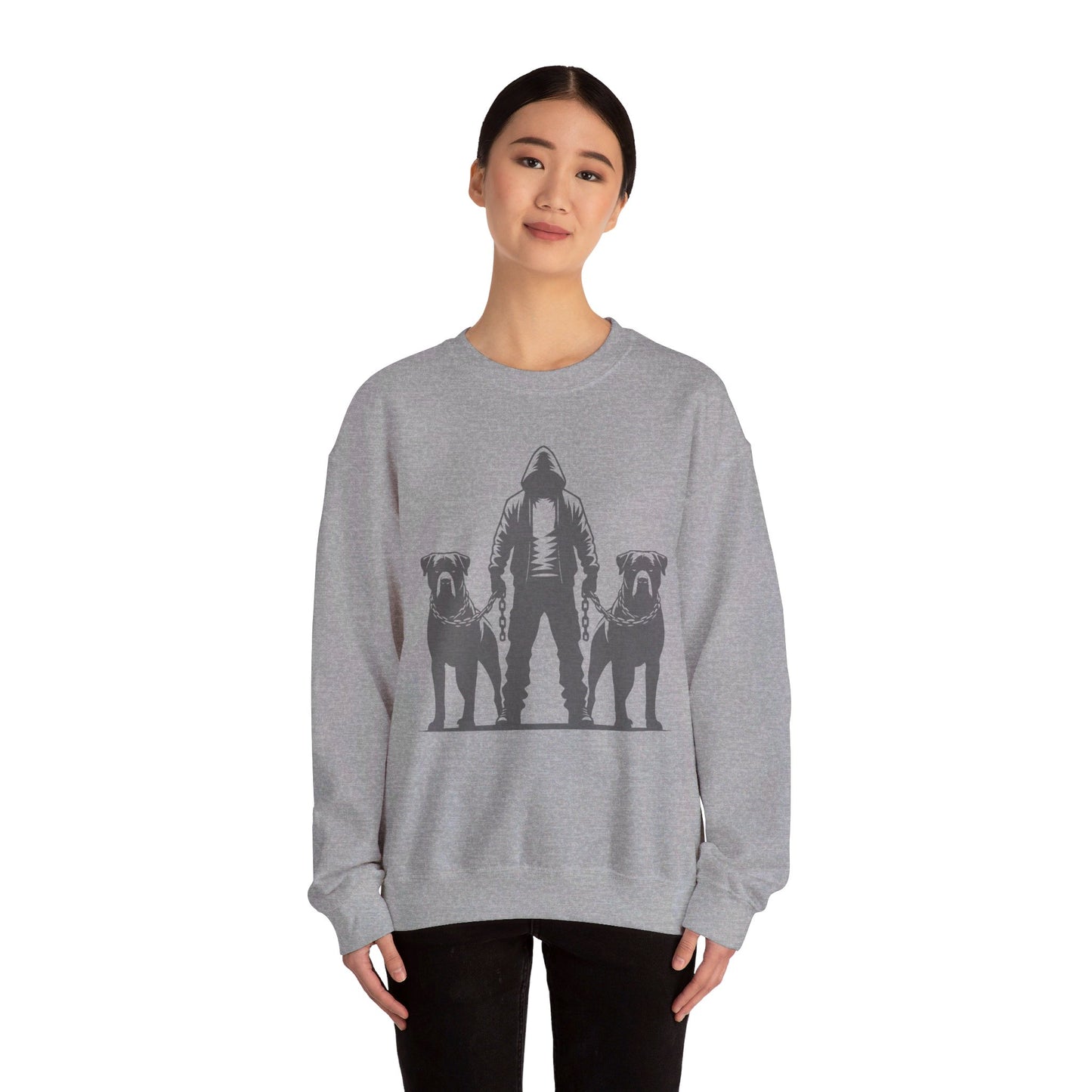 unleash the dogs heavy blend™ crewneck sweatshirt