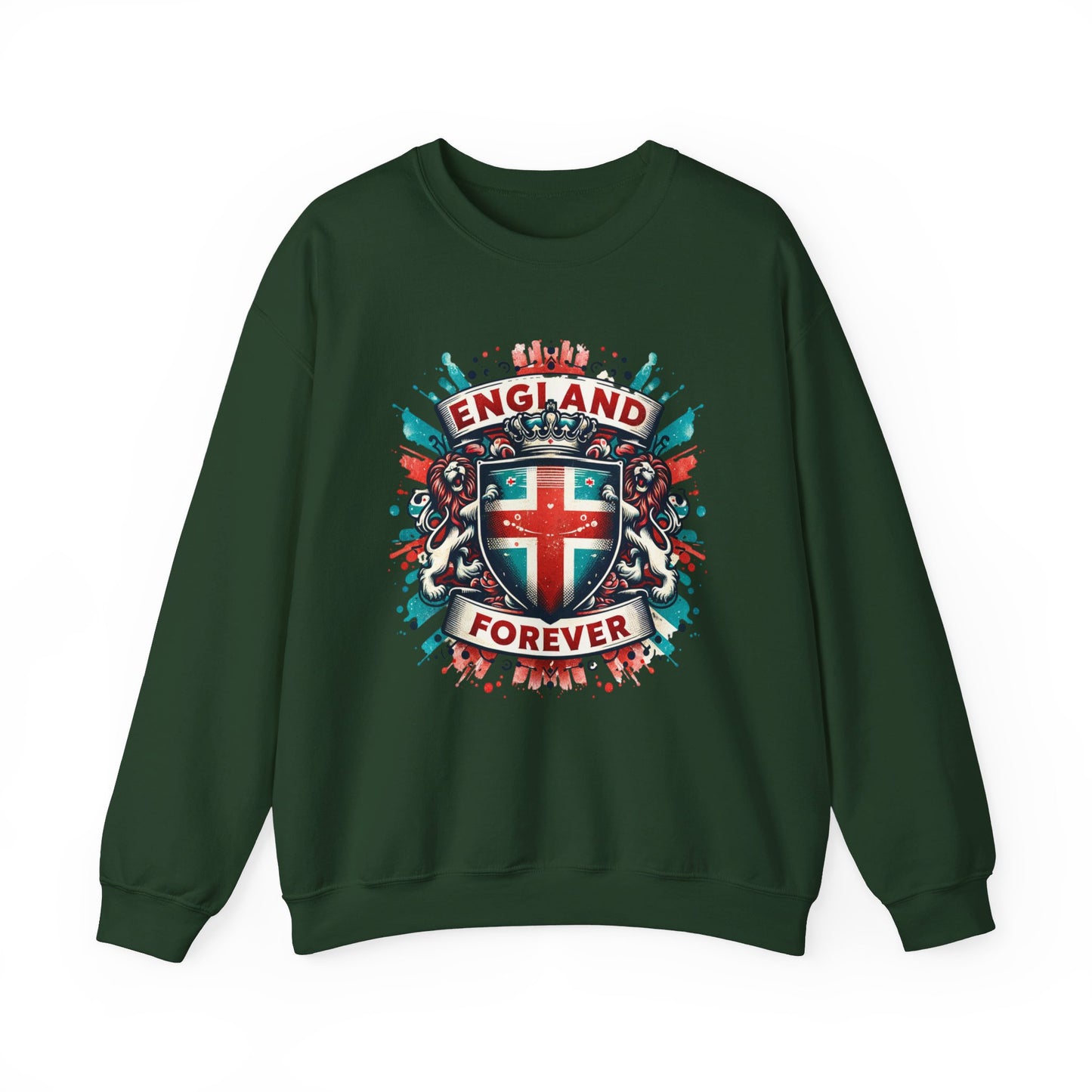 england forever unisex heavy blend™ crewneck sweatshirt