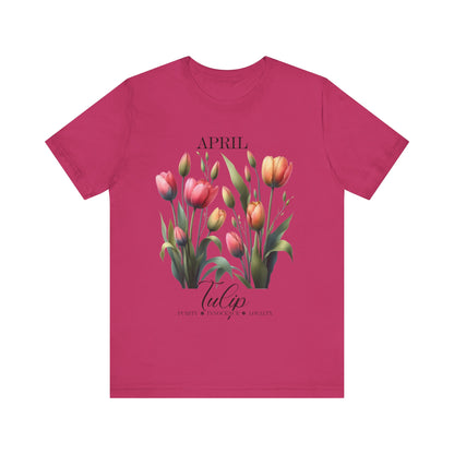 April Tulip Flowers T-Shirt