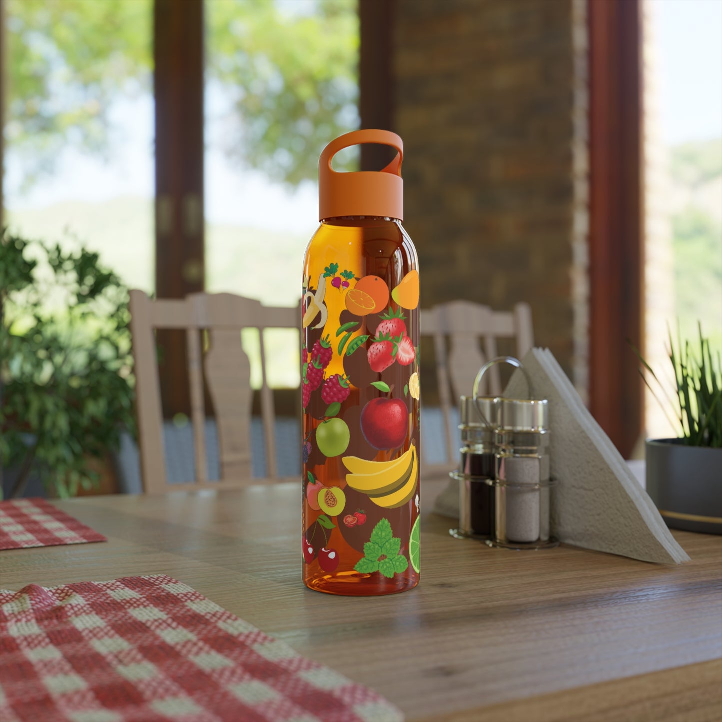 fruits water bottle