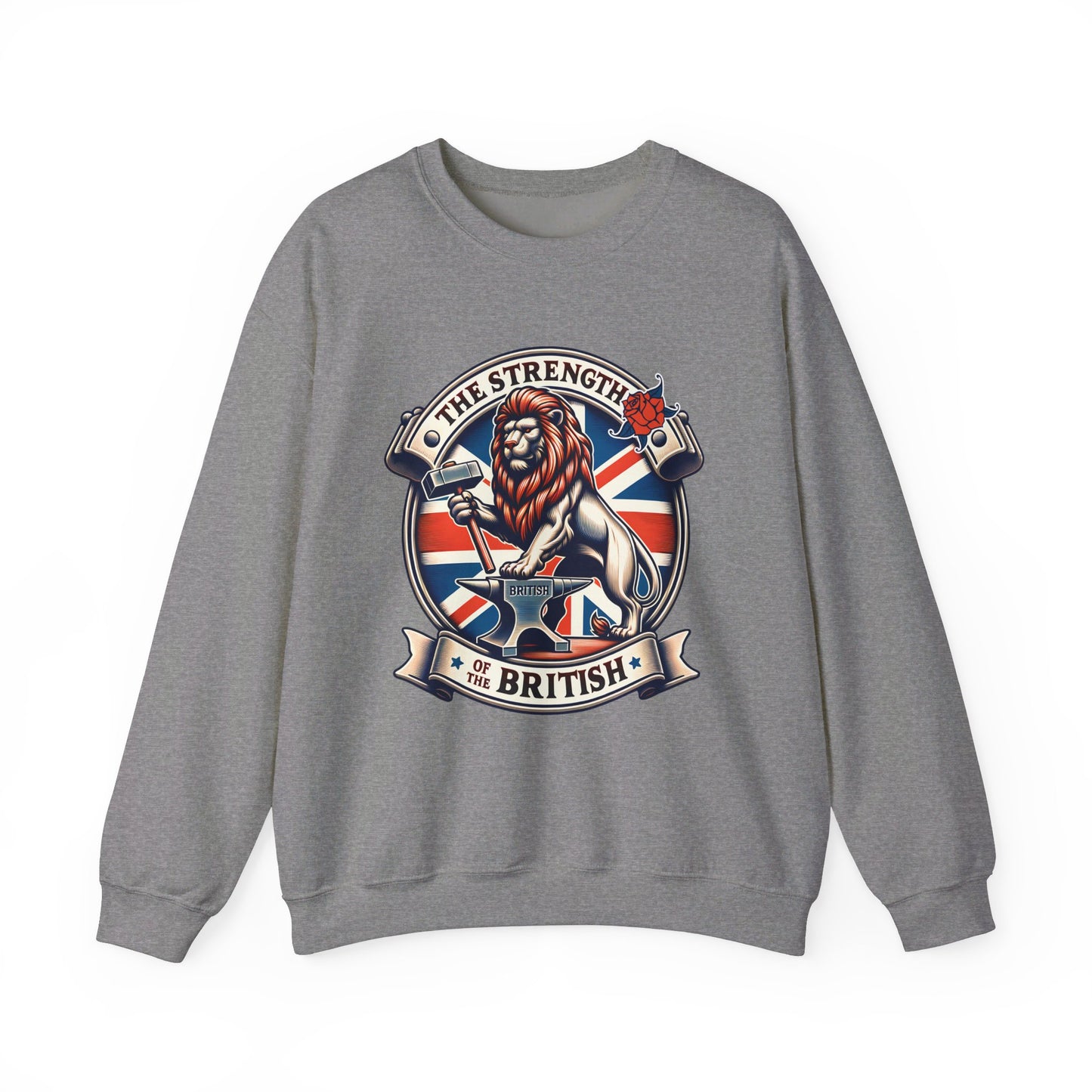 the strength of british heavy blend™ crewneck sweatshirt