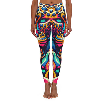 Colour Leopard Women's Casual Spandex Leggings (AOP)