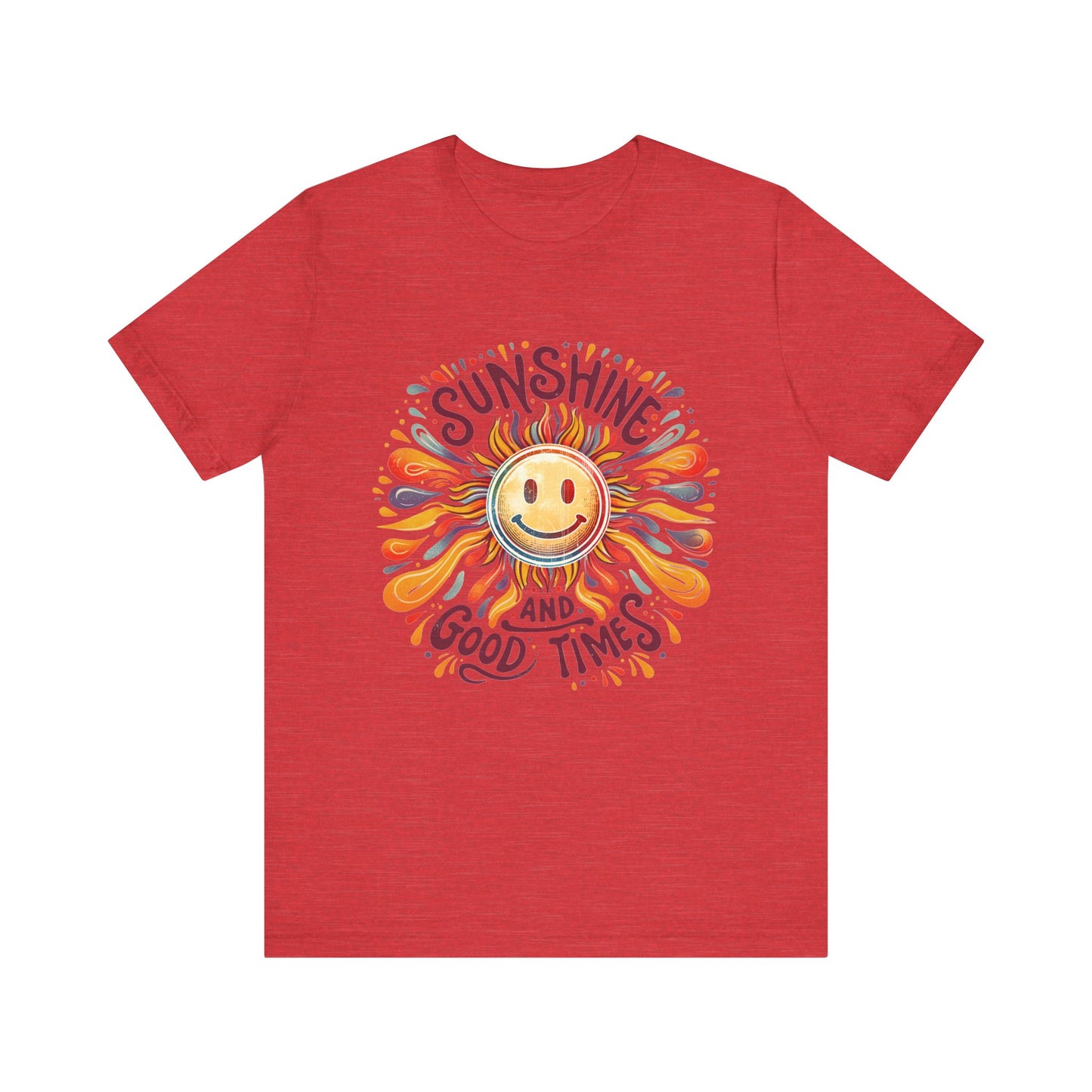 sunshine and good times jersey short sleeve tee