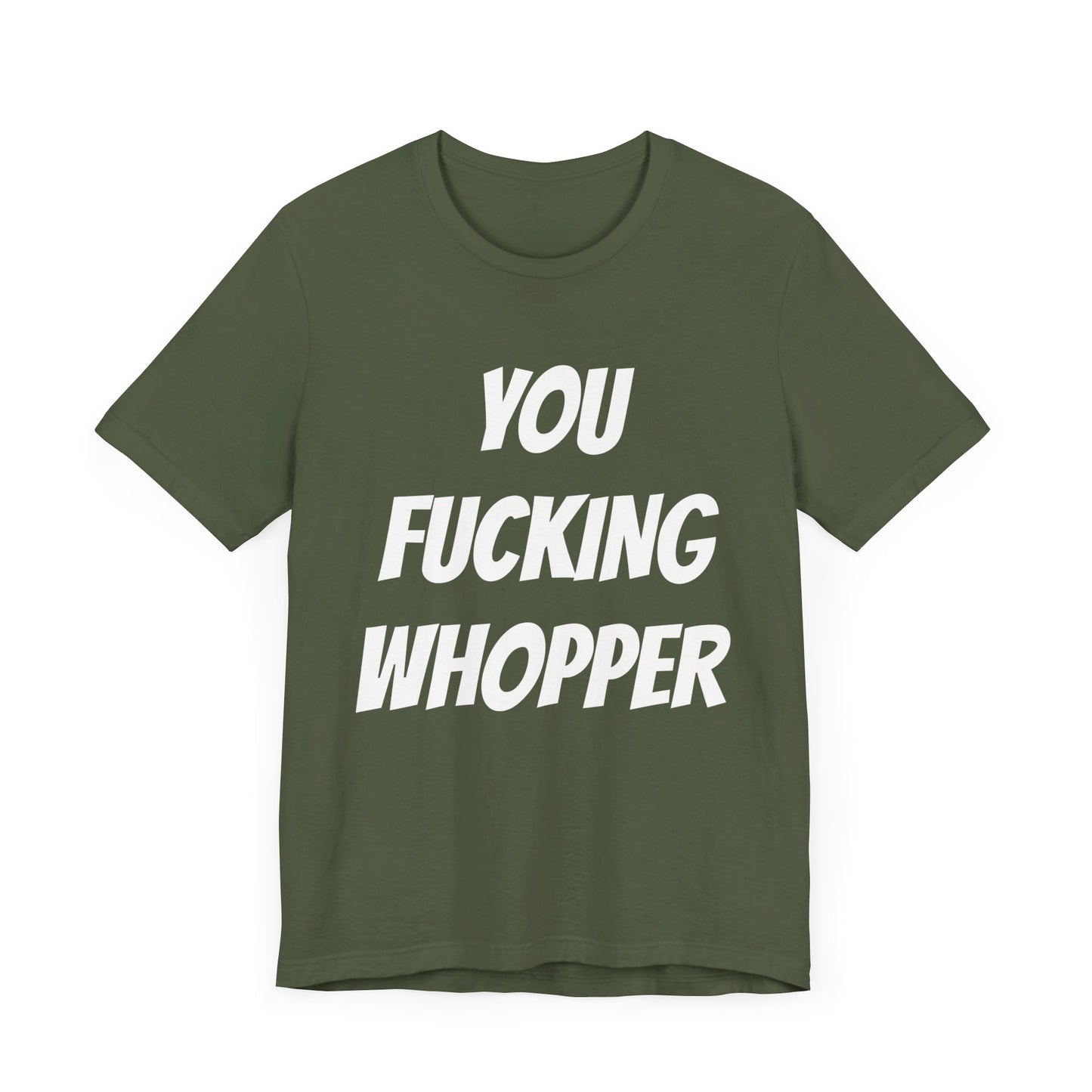 you fucking whopper jersey short sleeve tee