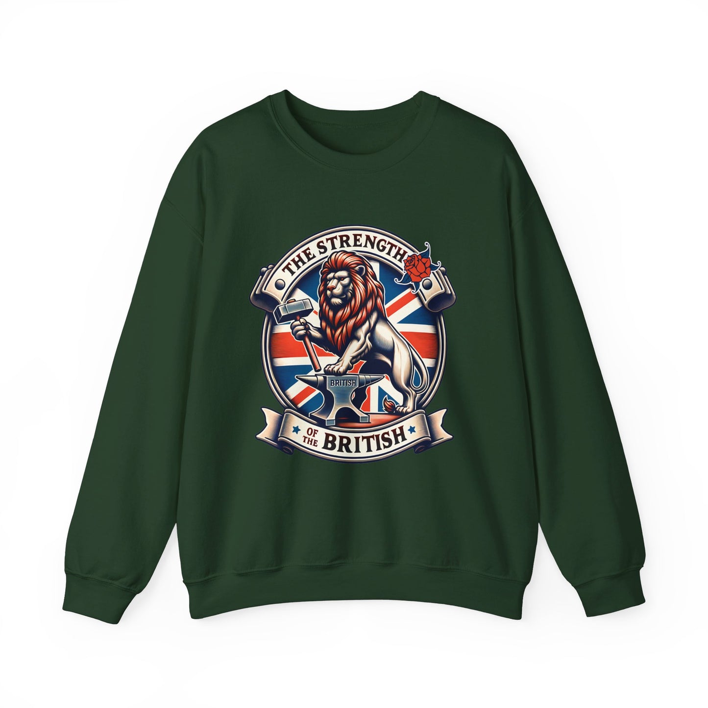 the strength of british heavy blend™ crewneck sweatshirt