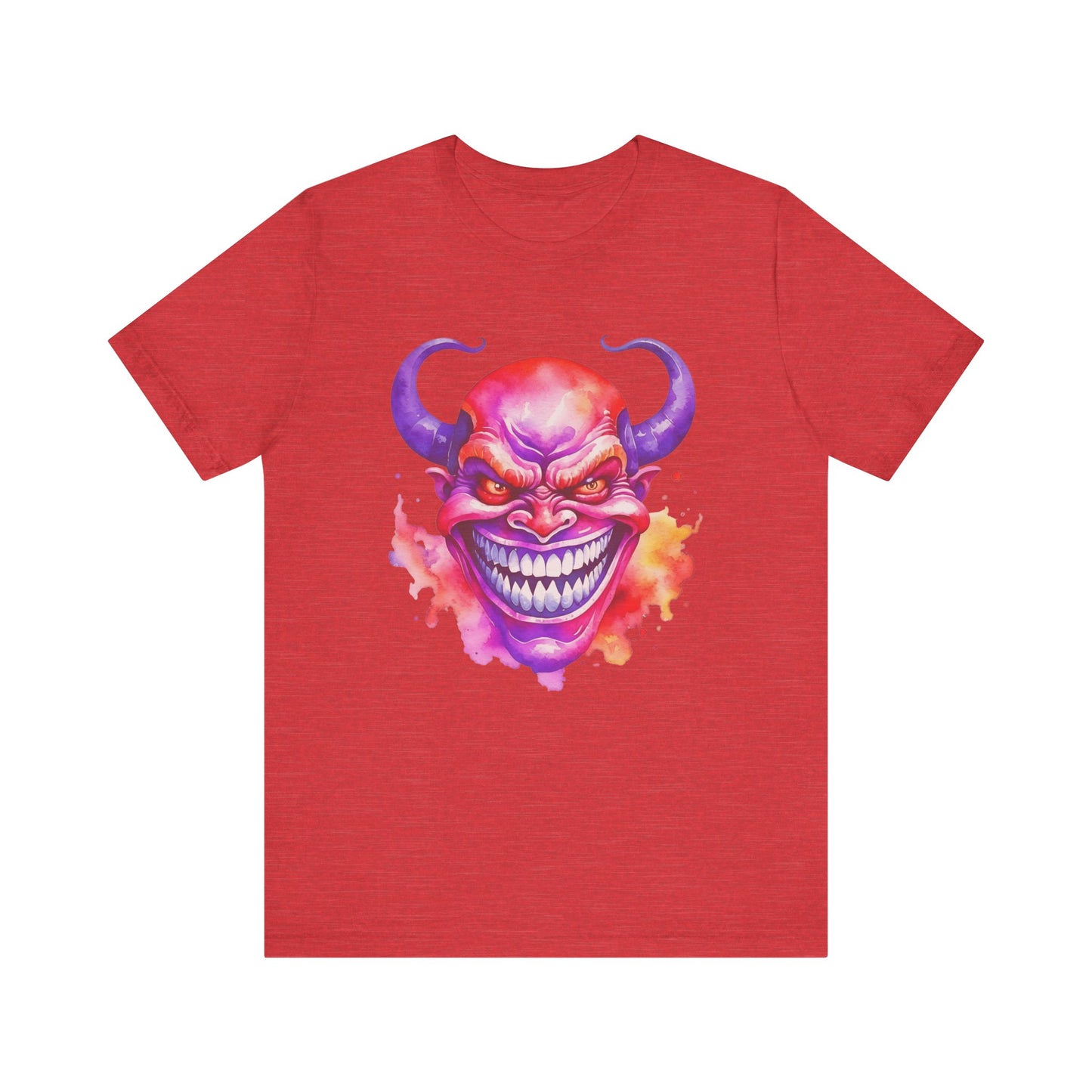 wicked smile jersey short sleeve unisex tee