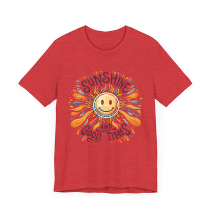 Sunshine and Good Times Jersey Short Sleeve Tee