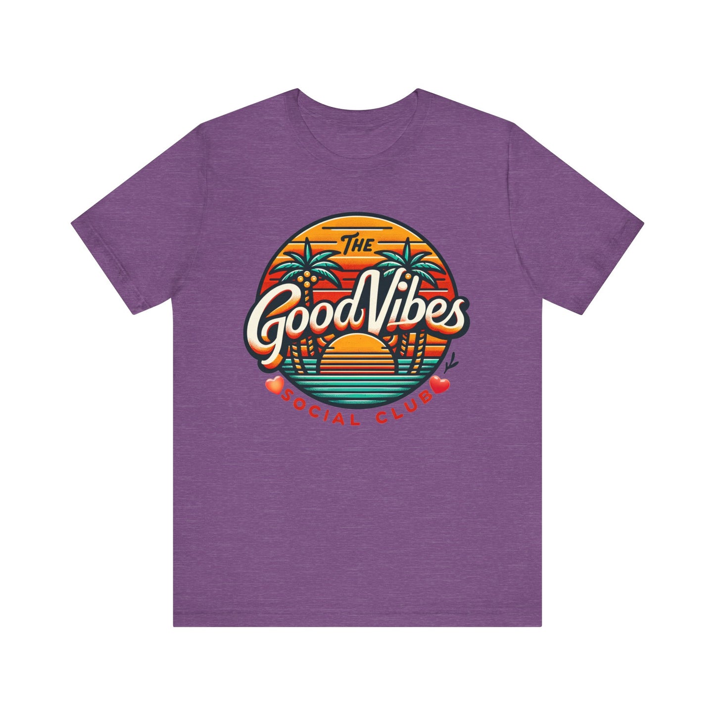 good vibes unisex jersey short sleeve tee