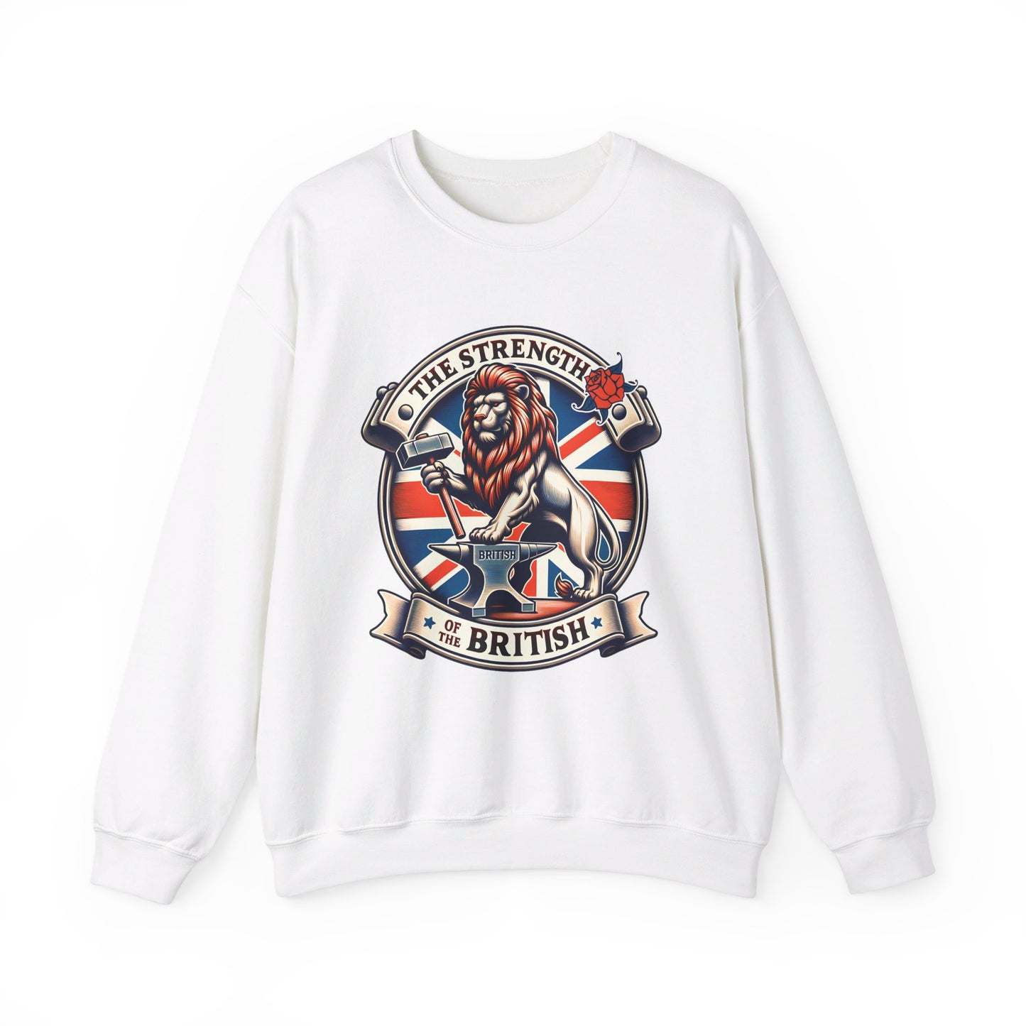 the strength of british heavy blend™ crewneck sweatshirt