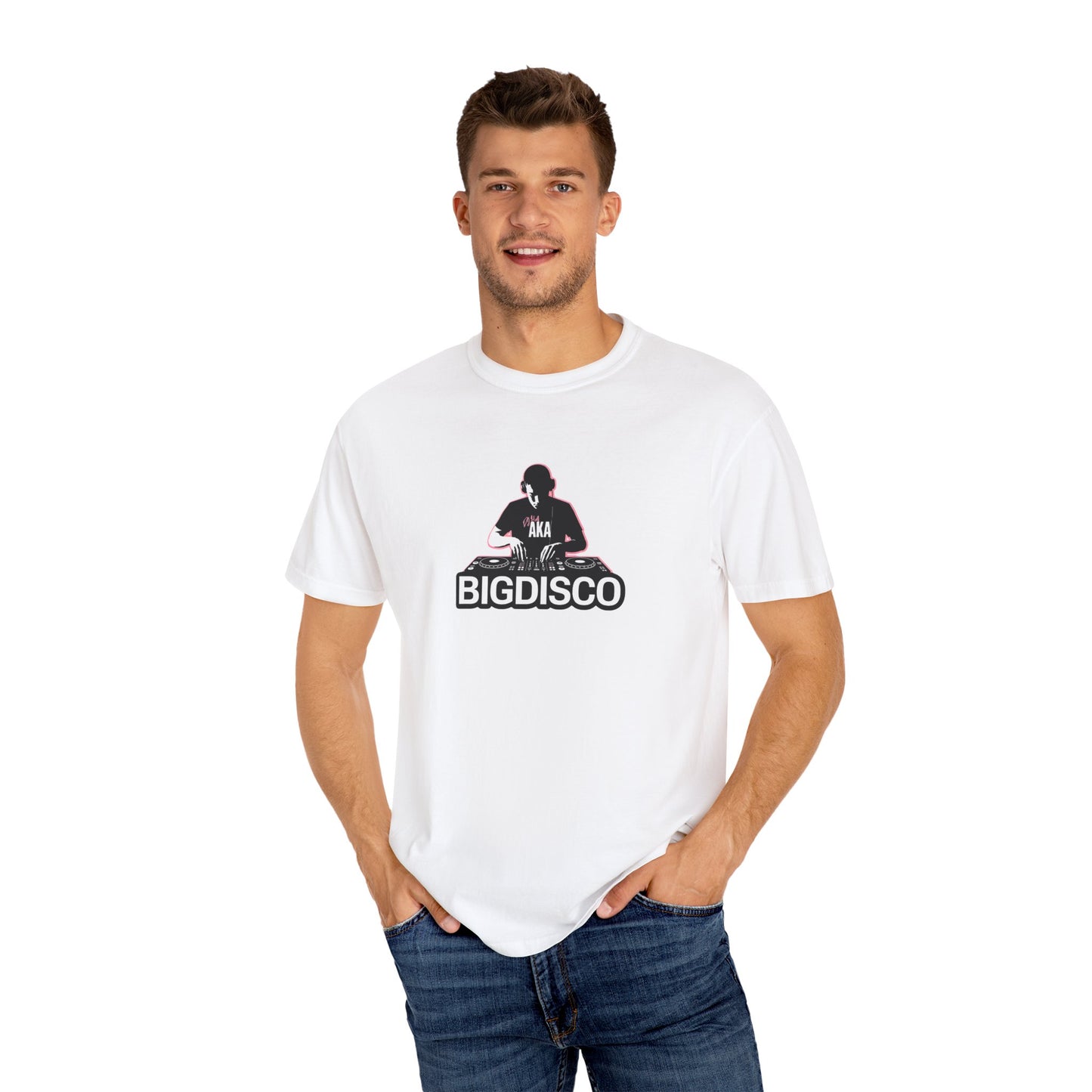 cool dj t-shirt for music lovers, unisex big disco tee, perfect gift for djs, music festivals, parties, casual wear