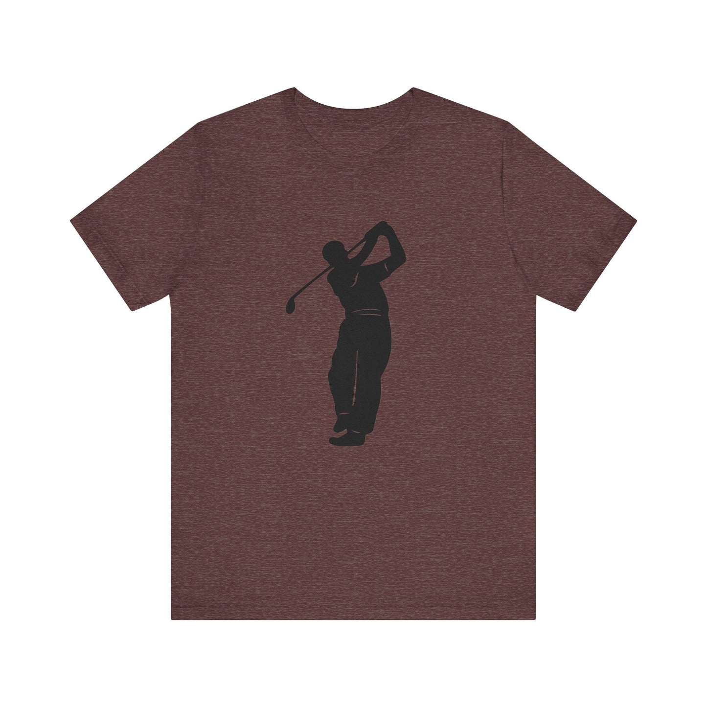 golf player shadow t-shirt