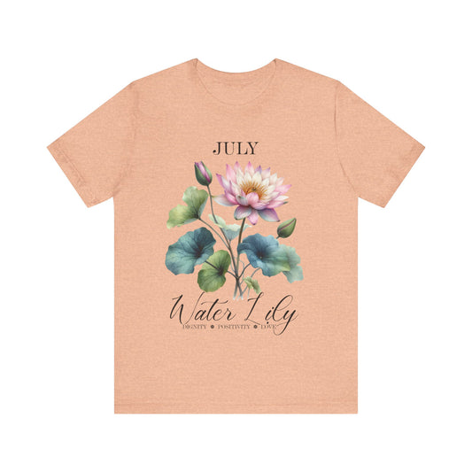 July Water Lily Flowers T-Shirt