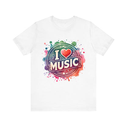 Love Music Heart T-Shirt