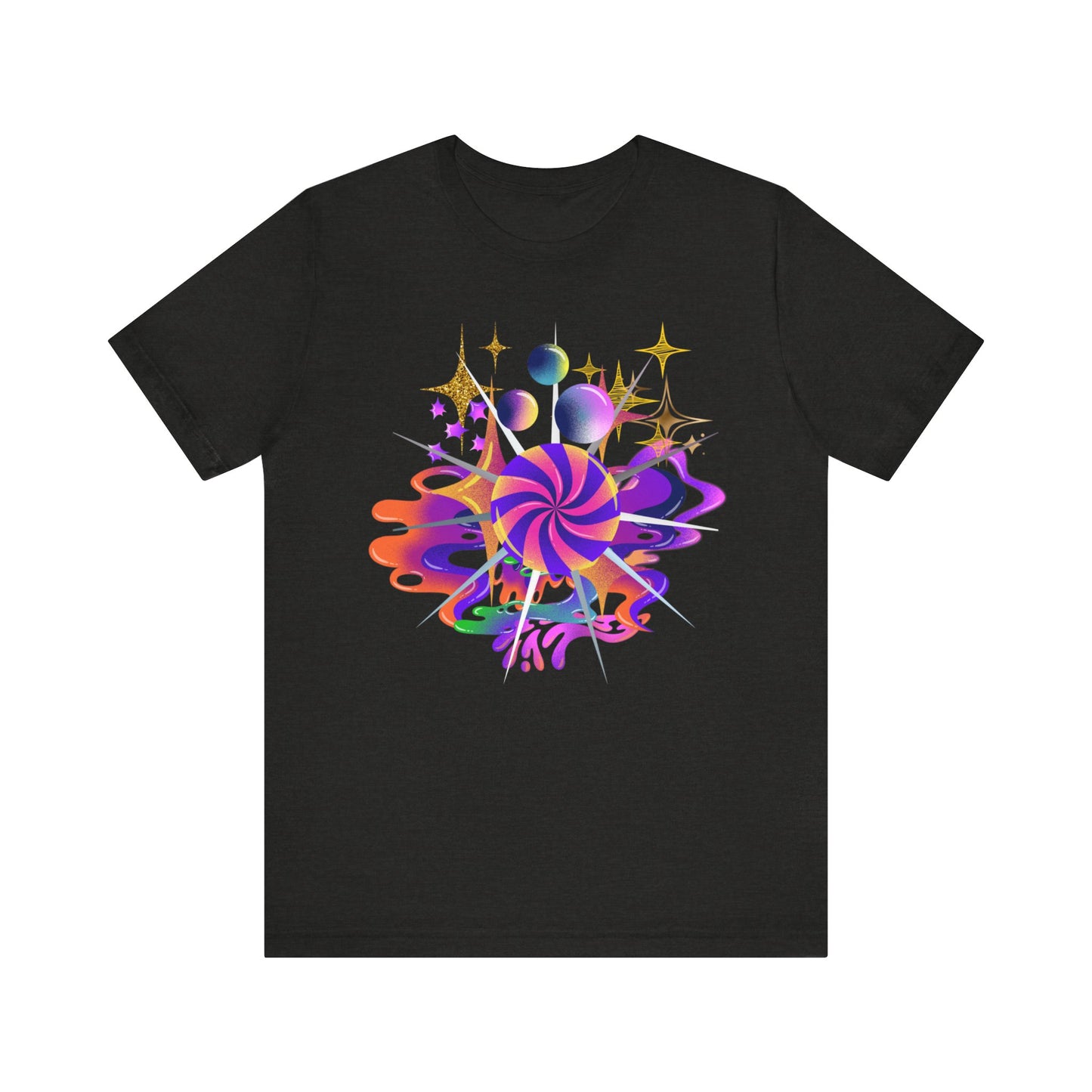 swirl lollypop design t-shirt