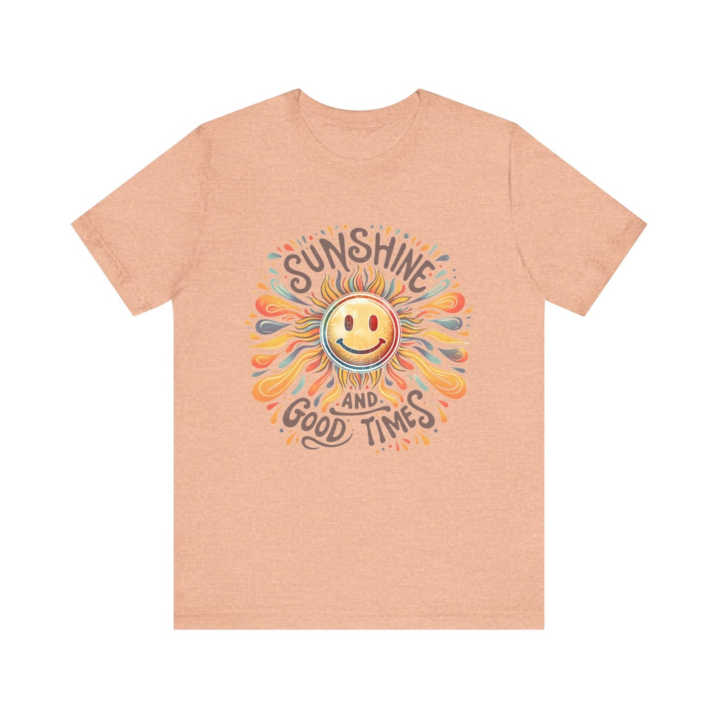 sunshine and good times jersey short sleeve tee