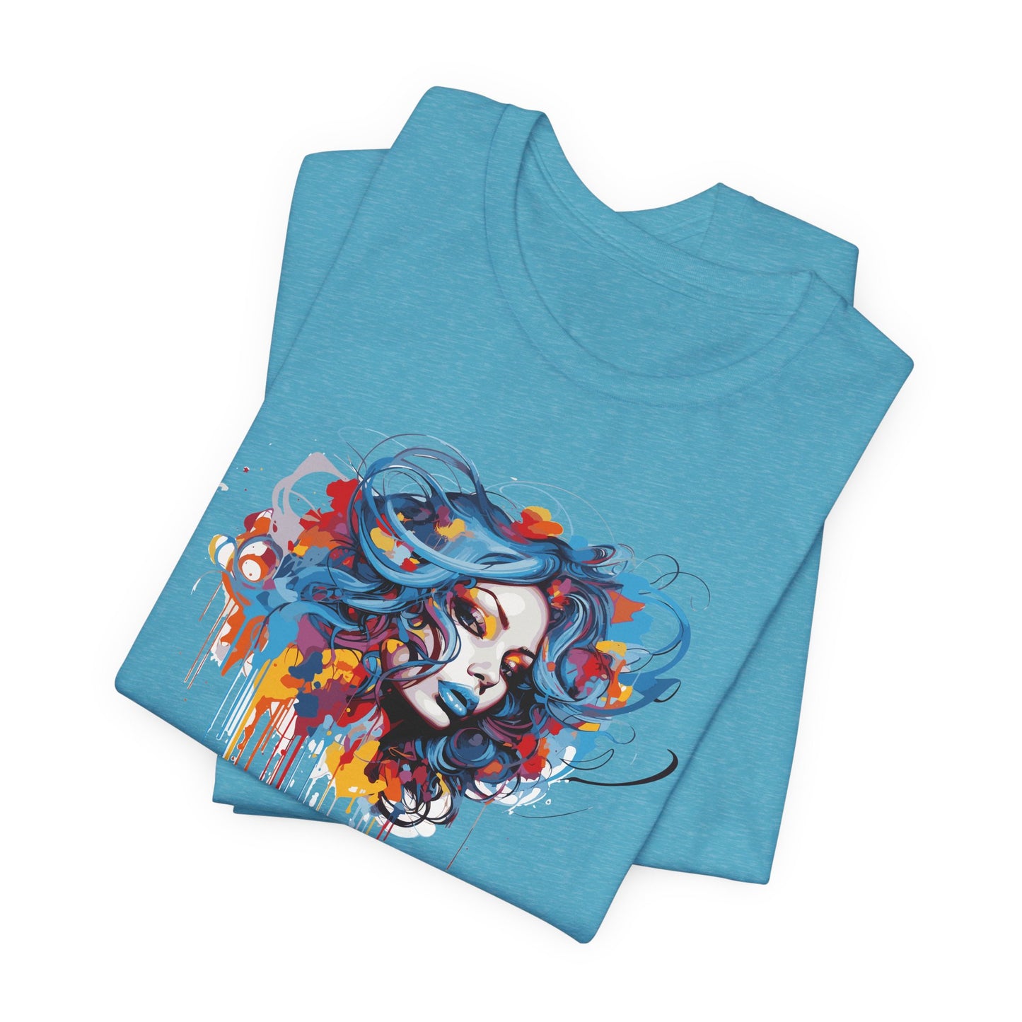 lady splatter t-shirt