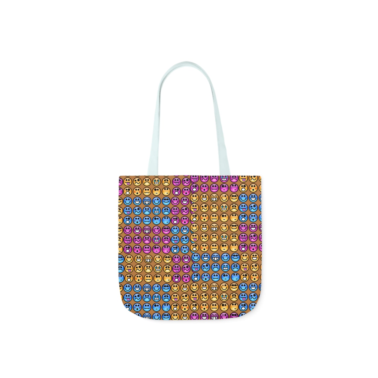 faced emoji tote bag