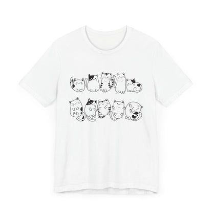 Cat Pattern T-Shirt