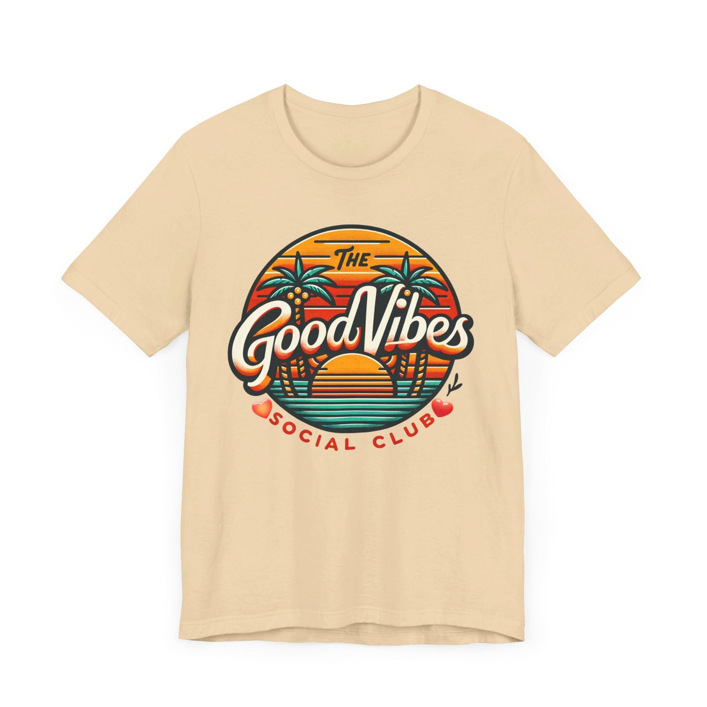 good vibes unisex jersey short sleeve tee