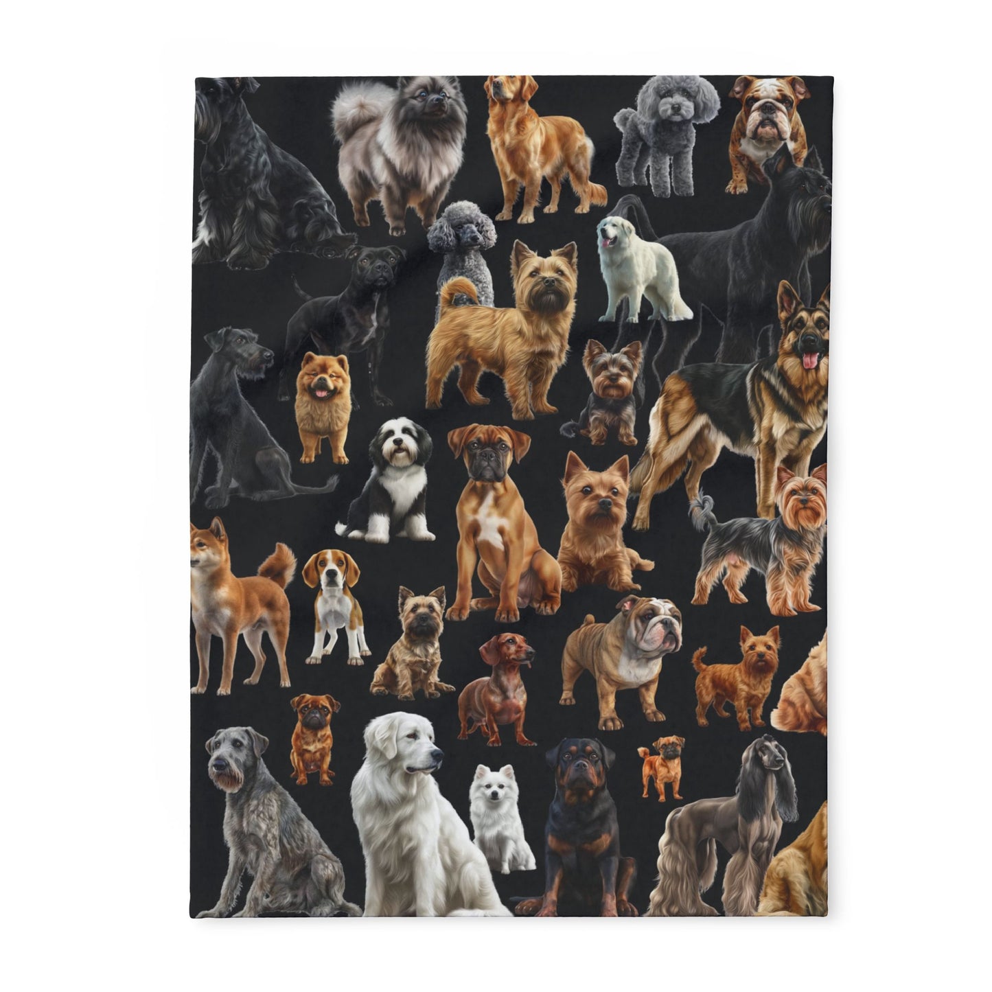 dogs bedding fleece blanket