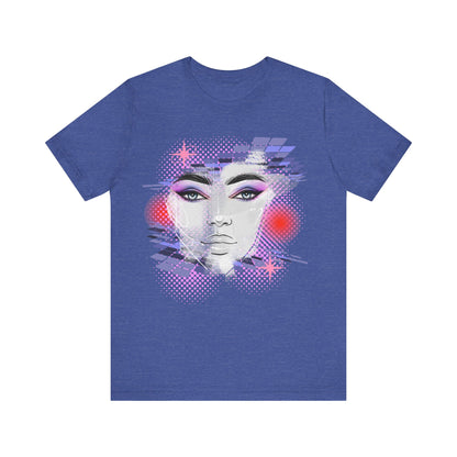 Abstract Blue Girl T-Shirt