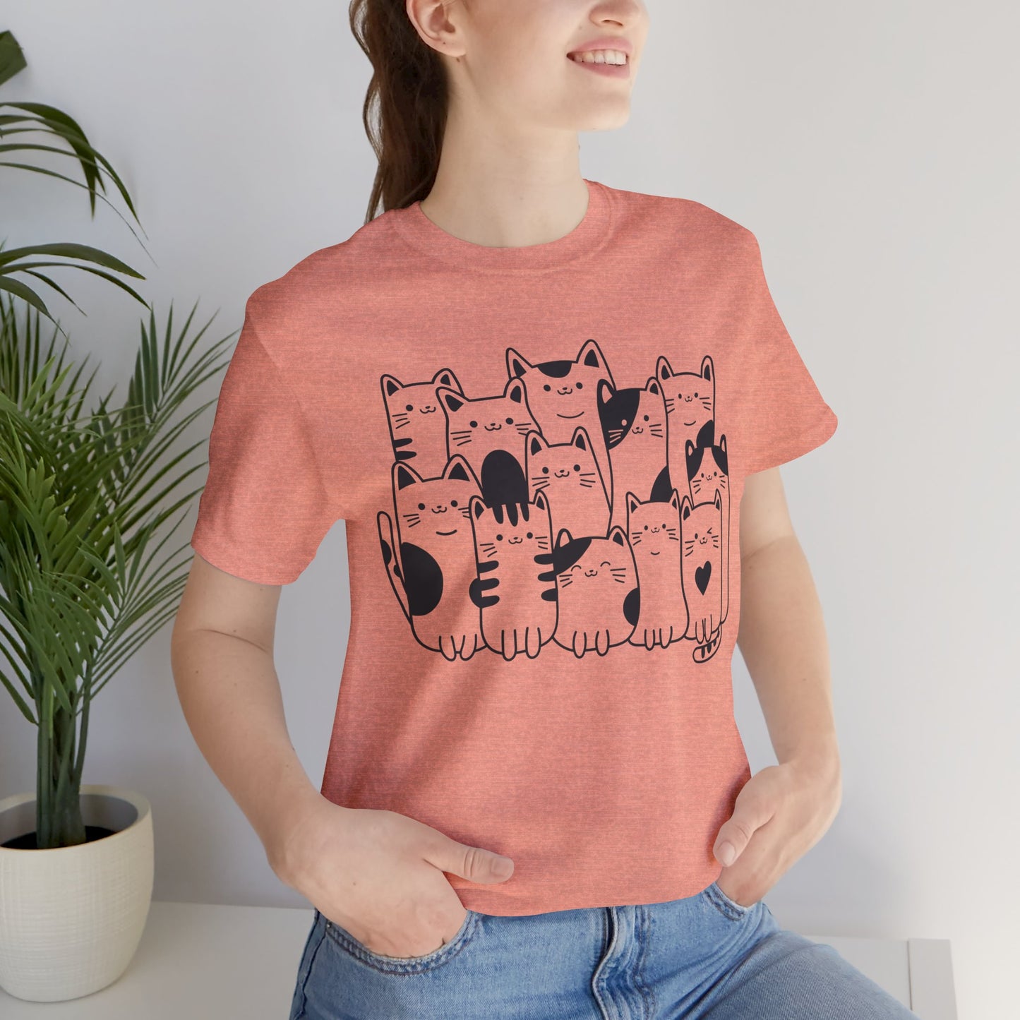 cat crew t-shirt