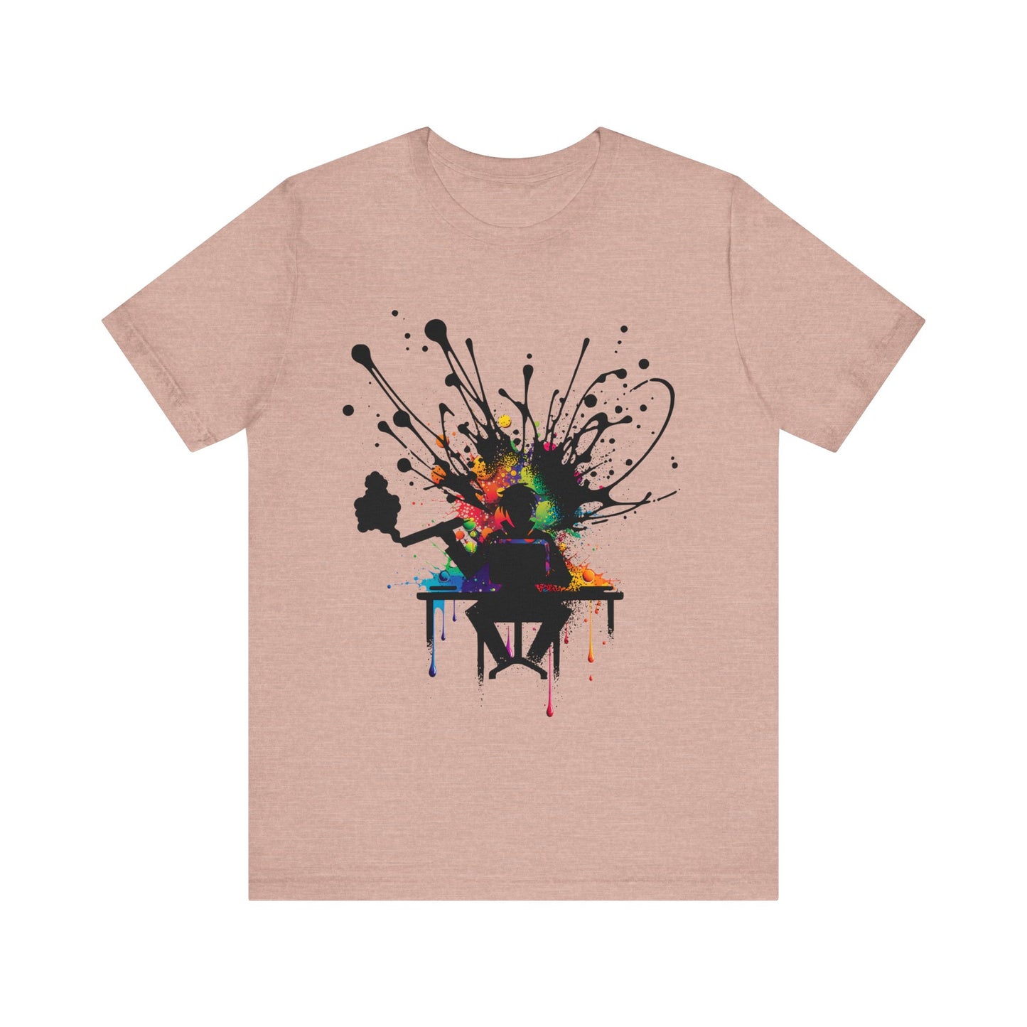 color splash unisex t-shirt