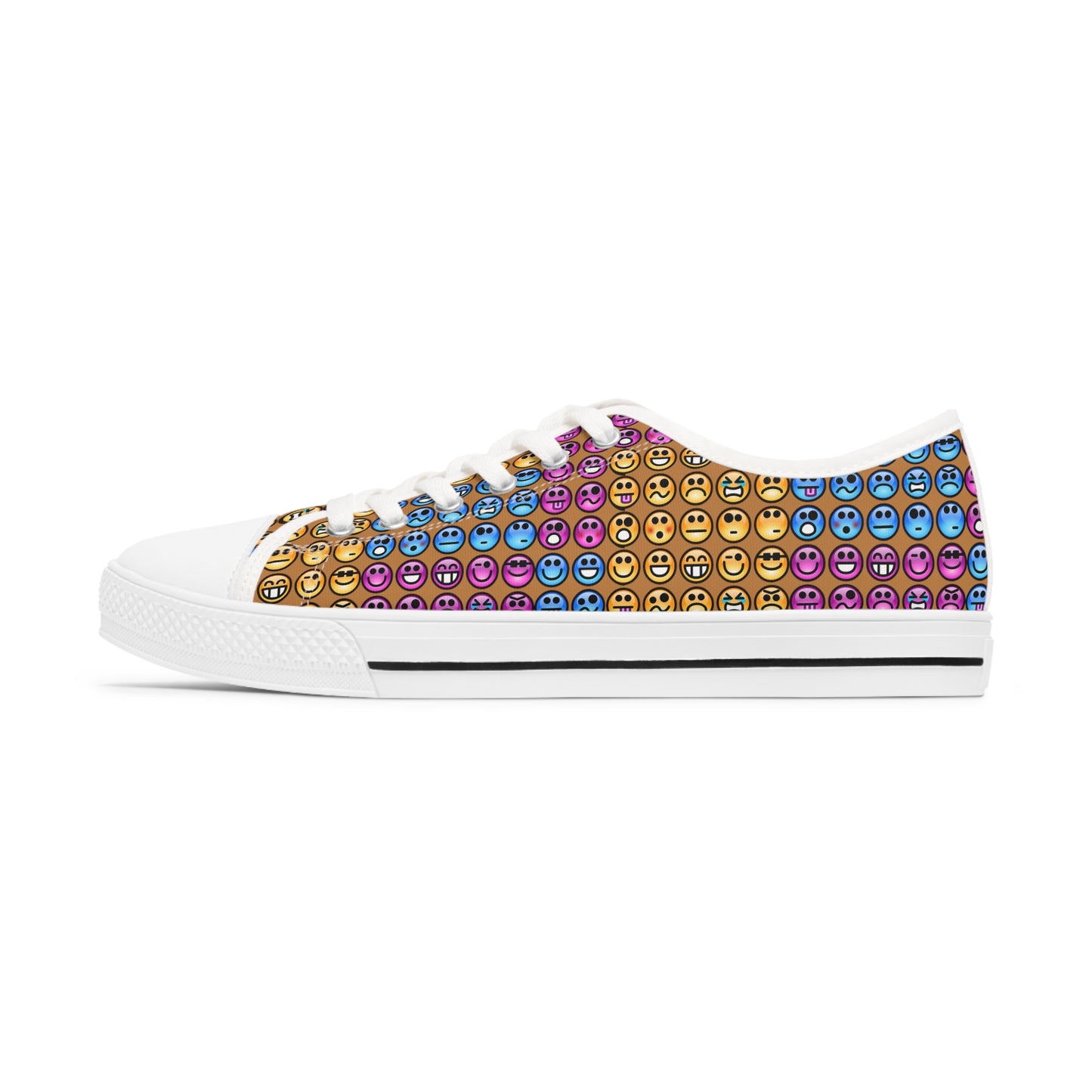 emoji low top sneakers