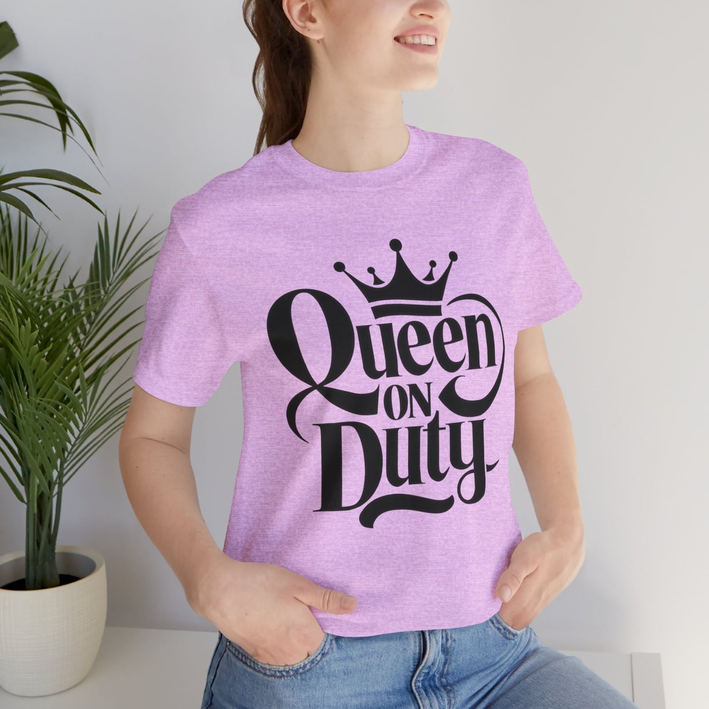 queen on duty t-shirt